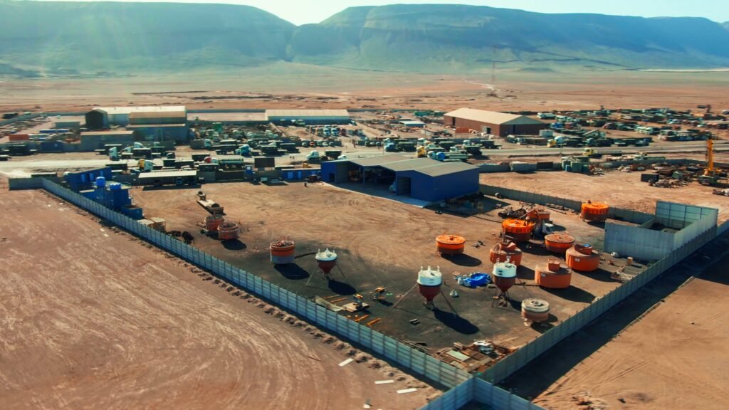 Instalaciones de Servisub Ingenieros en Patache, Iquique